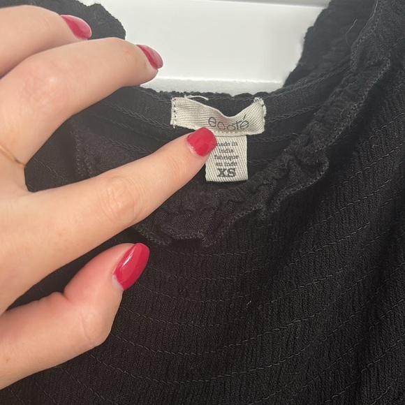 Ecote Urban Outfitters Smocked Long Sleeve Off Shoulder Mini Dress size XS - Picture 4 of 4